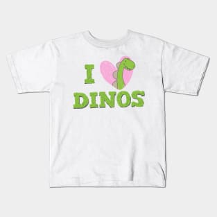I love Dinos Kids T-Shirt